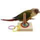 thumbnail image 2 of Juguetes para pájaros, juguetes de mesa para trucos de pájaros, entrenamiento de baloncesto, apilamiento de anillos de color, juguetes para masticar loros, juguetes para forar, juegos educativos,, 2 of 7