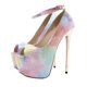 thumbnail image 1 of Stylish High Heel Summer Sandals for Women Fish Mouth Design One Pair Assorted Color Breathable Functionality and Anti-skid Sole, 1 of 1