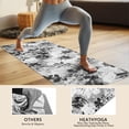 thumbnail image 4 of Pioneer Flower Floral Print Pattern Hot Yoga Mat Towel Non Slip for Hot Yoga - Quick-Drying Yoga Mat Cover with 4 Corner Pockets with Travel Bag - Hot Yoga Towel Non Slip 74"x26", 4 of 6