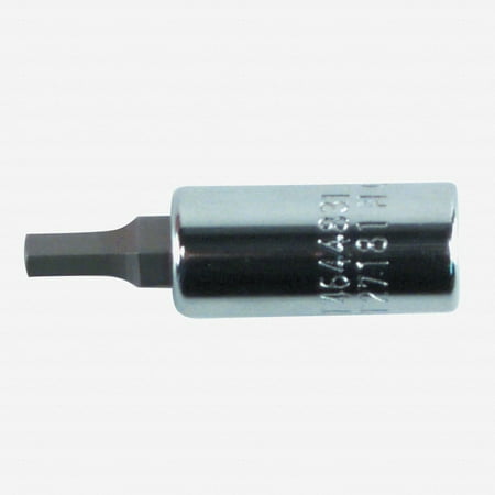 Wiha 71376 1/8" Hex Bit Socket 1/4" Square Drive