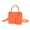 Orange, variant on Fashion Zipper Messenger Bag Women Shoulder Bag Handbag Casual Crossbody Bag For Women