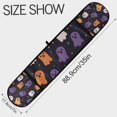 thumbnail image 3 of Yayeee Double Oven Mitt Kitchen Heat Resistant Baking 35" x7" Quilted Glove, Orange Halloween Ghosts, 3 of 6