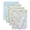 Blue Elephant Stripe, variant on Gina Era Flannel Receiving Blankets, Baby Swaddle Blankets 100% Cotton 4 Pcs One Size 30 X 30 Inch for Baby Boy or Baby Girl (Style4)