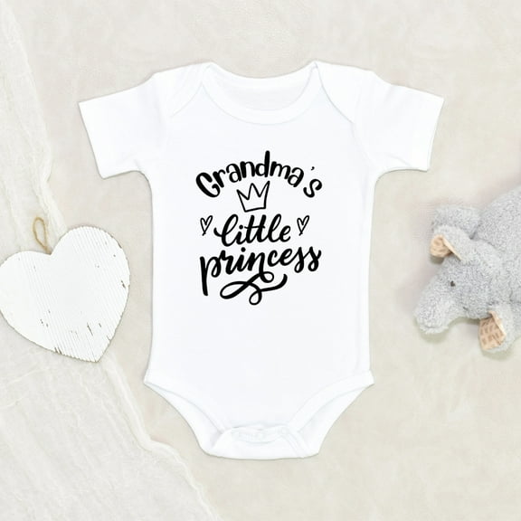 Cute Baby Clothes - Grandma Little Princess Baby Clothes - Baby Girls Princess Clothes - Newborn Baby Clothes