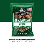 Pit Boss 100% All-Natural Hardwood Apple Blend BBQ Grilling Pellets, 20 Pound Bag