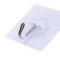 thumbnail image 6 of 6Pcs Adhesive Hooks Kitchen Wall Hanger Transparent Removable Adhesive Hanger Reusable Wall Hooks, 6 of 8