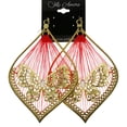 thumbnail image 2 of Mi Amore Butterfly Dangle-Earrings Gold-Tone/Red, 2 of 4
