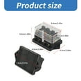 thumbnail image 3 of 4-12 Way Fuses Block Box Holder with Standard Circuit 12V-32V for Automotive Truck Boat Marine, 3 of 8