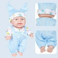 thumbnail image 6 of KOYPTL 10 Inch Realistic Twins Reborn Baby Dolls with Soft Body Newborn Baby Doll Playset Accessories Includes 2 Dolls and Colthes,Holiday Birthday Gifts for Kids Boys Girls 2 3 4 5+ Years Old, 6 of 7