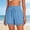 Blue, variant on Only Moment Shorts for Women Polyester Summer Elastic Waist Casual Lightweight with Pockets Womens Shorts Casual Blue,S