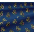 thumbnail image 5 of oneOone Viscose Jersey Fabric Leaves|Swirl & Floral Block Print Fabric By Yard 60 Inch Wide, 5 of 5