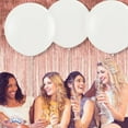 thumbnail image 6 of PMU Premium Latex Balloons - Jumbo Size Balloons for Birthdays, Wedding Parties, Baby Shower, Indoor & Outdoor Party Events & Decoration Supplies - Made in USA, 36 Inch Pearl White, Pkg/6, 6 of 7