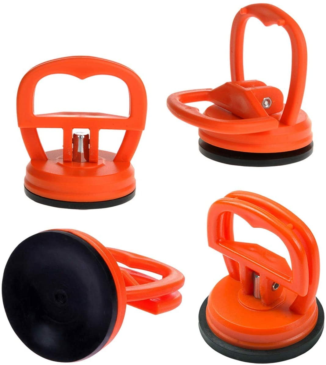 Katzco Power Grip Vacuum Cup 4 Pack 2.5 Inch for Glass, Metal