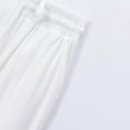 thumbnail image 7 of FRSASU Mens Lined Cargo Pants Stretch Waist Summer Vacation Lightweight Drawstring Beach Yoga Trousers with Pockets White, 7 of 7