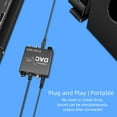 thumbnail image 4 of 192KHz Digital to Analog Audio Converter with Bass and Volume Adjustment,Digital SPDIF/Optical/Toslink/Coaxial to Analog Stereo L/R RCA and 3.5mm Jack Converter for PS3 PS4 DVD, 4 of 11