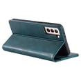 thumbnail image 6 of Compatible With Samsung Galaxy S21 Plus Wallet Case Magnetic Closure Credit Card Pocket[Hidden Kickstand] Shockproof Dustproof Rfid Blocking PU Leather Luxury Phone Cover, Green, 6 of 9