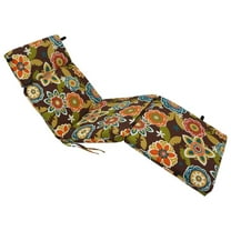Blazing Needles 72-inch by 24-inch Patterned Polyester Outdoor Chaise Lounge Cushion