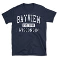 thumbnail image 1 of Bayview Wisconsin Classic Established Men's Cotton T-Shirt, 1 of 1