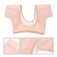 thumbnail image 2 of 1pc mujer sujetador sudor absorbente ropa interior cómoda sostén lavable (ligero beige), 2 of 6