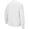 thumbnail image 3 of Men's Colosseum White Indiana Hoosiers Arch & Logo Crew Neck Sweatshirt, 3 of 5