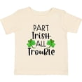 thumbnail image 3 of Inktastic Part Irish All Trouble St. Patrick's Day with Green Clovers Boys or Girls Baby T-Shirt, 3 of 5