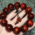 thumbnail image 5 of GAVONO Red Sandalwood Bracelet Bracelet Small Leaf Red Sandalwood Buddhist Beads-1.8*13, 5 of 5