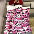 thumbnail image 4 of 50" x 80" Blanket Throw Comfort Warmth Soft Cozy Air Conditioning Easy Care Machine Wash Camouflage, 4 of 5