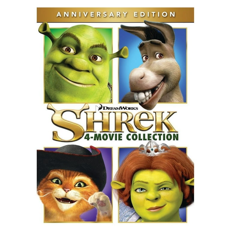 Shrek 4-Movie Collection: Anniversary Edition (DVD) 
