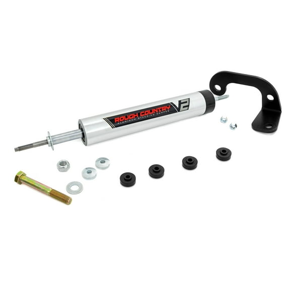 Rough Country V2 Steering Stabilizer for 88-98 Chevy/GMC C1500/K1500 - 8737170 Fits select: 1988-1999 CHEVROLET GMT-400, 1995-1999 CHEVROLET TAHOE