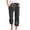 Black, variant on Oalirro Women's Hiking Capri Pants Casual Comfy Solid Color Travel Hiking Summer with Pockets Hiking Pants