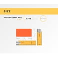 thumbnail image 3 of HOUSELABELS 2" x 1" Orange Barcode Labels on 1" Core Compatible With Zebra and Rollo Printers, 16 Rolls / 1,300 Labels per Roll, 3 of 8