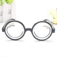 thumbnail image 4 of KAIYANG Gafas de nerd, negras, gafas de cuerno, nerd simpático, idiota especializado, peculiar, carnaval, mardi gras, fiesta temática, disfraz, accesorio, 4 of 4