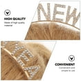 thumbnail image 4 of QUMIIRITY 1Pc Golden Alloy Headband Hair Decor for New Year Parade, 4 of 8