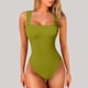 thumbnail image 1 of Traje de baño moldeador para mujer, estampado liso, push-up, traje de baño para mujer, 1 of 3