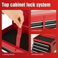 thumbnail image 6 of Jopath Tool Chest, 5-Drawer Rolling Tool Storage Cabinet with Detachable Top Tool Box, Liner, Universal Lockable Wheels, Adjustable Shelf, Locking Mechanism red, 6 of 7