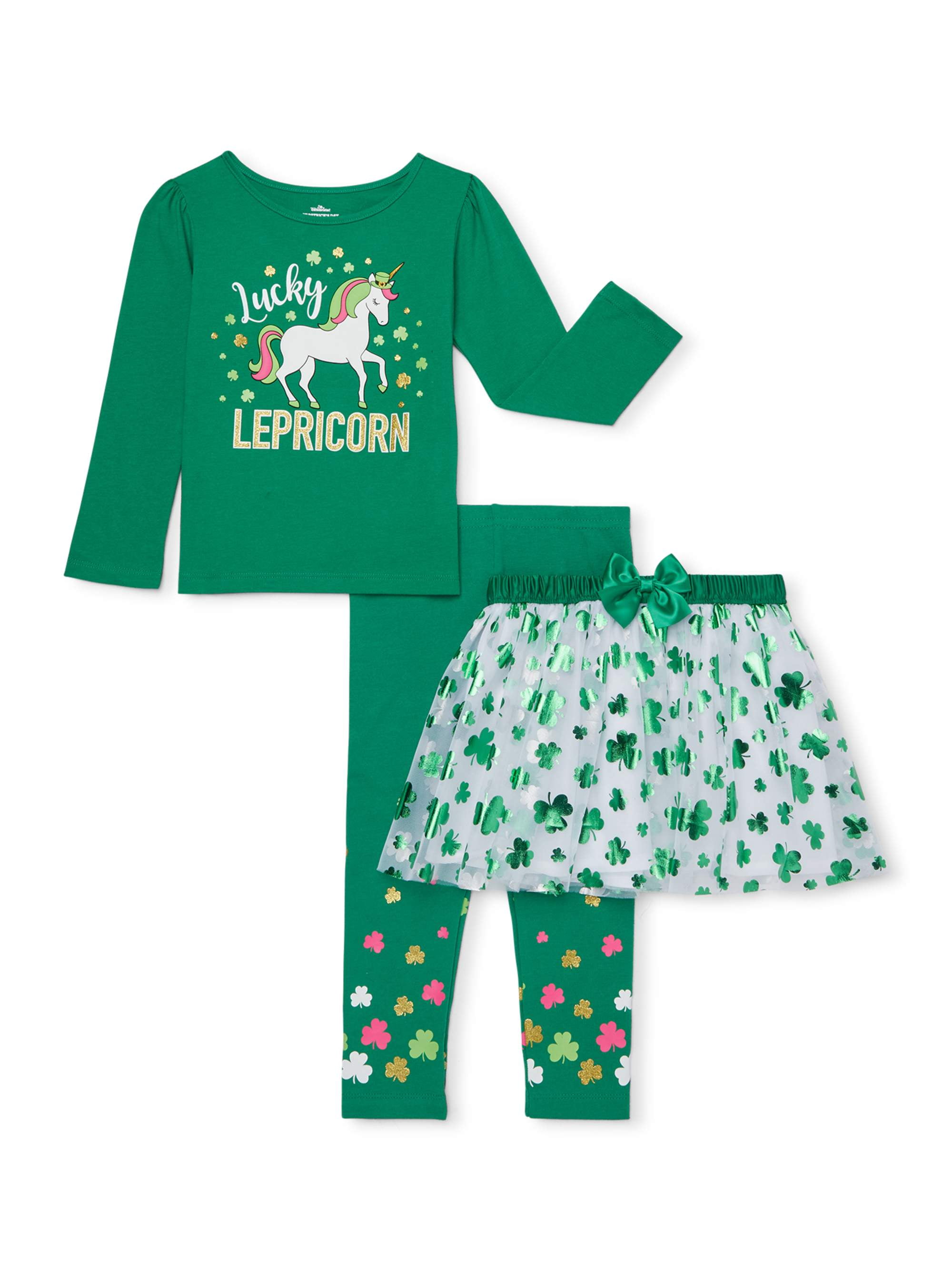 The Childrens Place Girls St Patricks Day Leggings