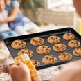 thumbnail image 4 of Nonstick Baking Sheet with Rack Set x x Cookie Sheet Baking Pan with Cooling Rack for Oven Commercial Grade & Easy to Clean, 4 of 7