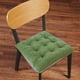 thumbnail image 5 of Cojín para silla de oficina con correas antideslizantes | Cojín de espuma de terciopelo de 40 x 40 cm | Funda extraíble y lavable para sofá, escritorio y coche | Cojín de color liso para casa y, 5 of 5