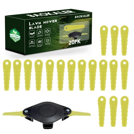 Nylon Weed Eater Bladed Head for Ryobi 18V 24V & 40V String Trimmers w/20 Blades