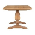 thumbnail image 3 of Pemberly Row Table de Salle à Manger Transitionnel en Pin Massif, Brun Miel Rustique, 3 of 7