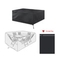 thumbnail image 3 of Funda impermeable Bearachild para muebles de patio y jardín negro 213*132*74cm, 3 of 6