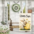 thumbnail image 4 of Sm:)e Eggs Flower Bunny Easter Garden Flag - 12x18 Inch Double-Sided, Polyester, Machine Washable & Reusable Outdoor Flag for Patio Decoration, 4 of 7