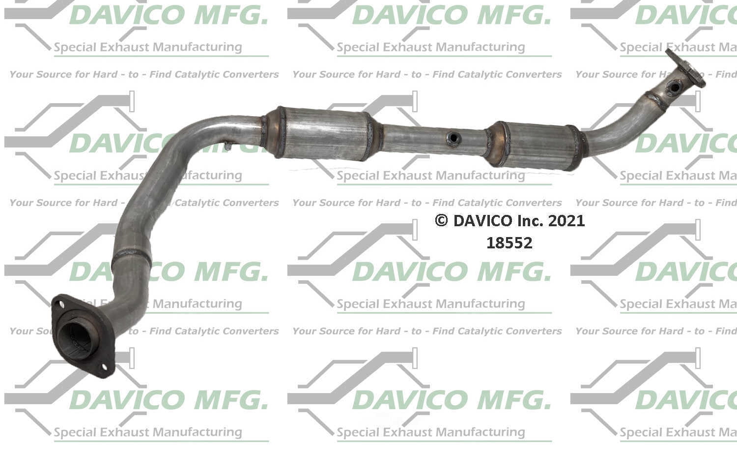 Davico Mfg 18552 Direct-Fit Catalytic Converter