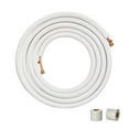 thumbnail image 1 of VEVOR 25FT Mini Split Line Set, 1/4" & 3/8" O.D Copper Pipes Tubing and Triple-Layer Insulation, for Mini Split Air Conditioning Refrigerant ., 1 of 9