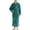 Green, variant on Men's Billowy Fleece Plush Bath Robe Lapel Comfy Patch Pocket Nightwear Chunky Bathrobes Chic Fall Home Green Small
