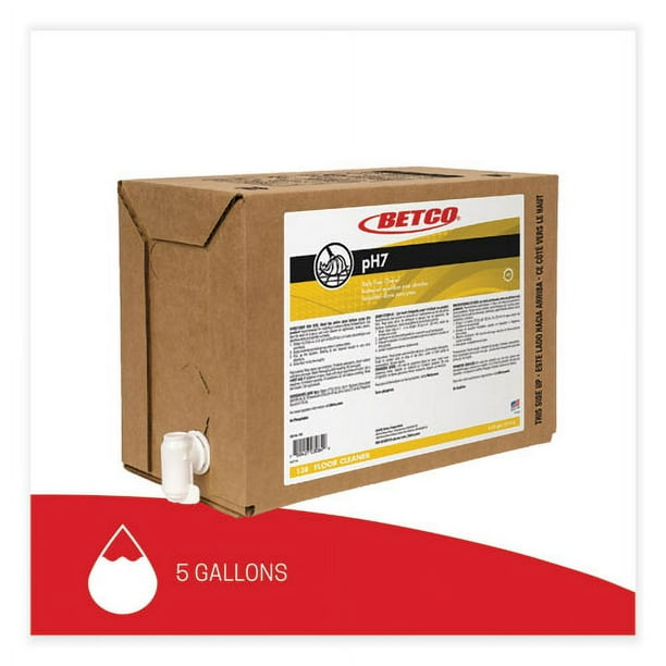 pH7 Floor Cleaner, Lemon Scent, 5 gal Bag-in-Box pH7 Floor Cleaner, Lemon Scent, 5 gal Bag-in-Box