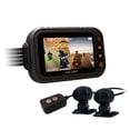 thumbnail image 1 of 3" 1080p Screen Waterproof Motorcycle Dash Cam Camera Dash Cam Dual Lens -, 1 of 4