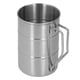 thumbnail image 5 of Taza de café de acero inoxidable Jarra de cerveza de acero inoxidable de gran capacidad con asa para restaurante en casa, 5 of 10