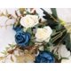 thumbnail image 4 of Bienvenido Rosas artificiales, 12 rosas pequeñas, flores de seda de plástico, adecuadas para decoración de plantas de hotel familiar, boda, mesa de oficina de Navidad, 4 of 5