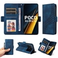 thumbnail image 1 of Funda GANGXUN para Xiaomi Poco X6 Pro con diseño acolchado elegante, cuero PU, protección total y ajuste preciso, 1 of 5